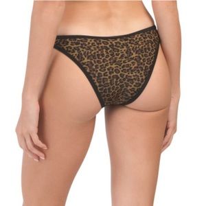 Kendall + Kylie Leopard Print Bikini Bottom 2 Tone Size L